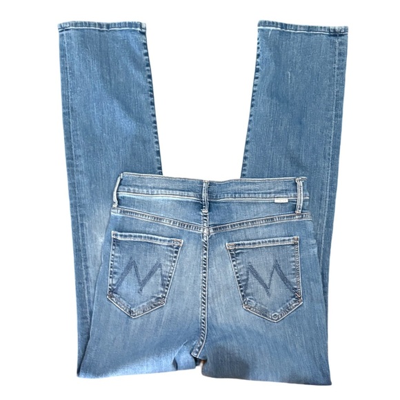MOTHER The Swooner Rascal Hover Straight Leg Denim Jeans in Healing Jar Size 28 - Picture 6 of 14